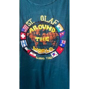 St Olafs Embroidered Around the World Shirt